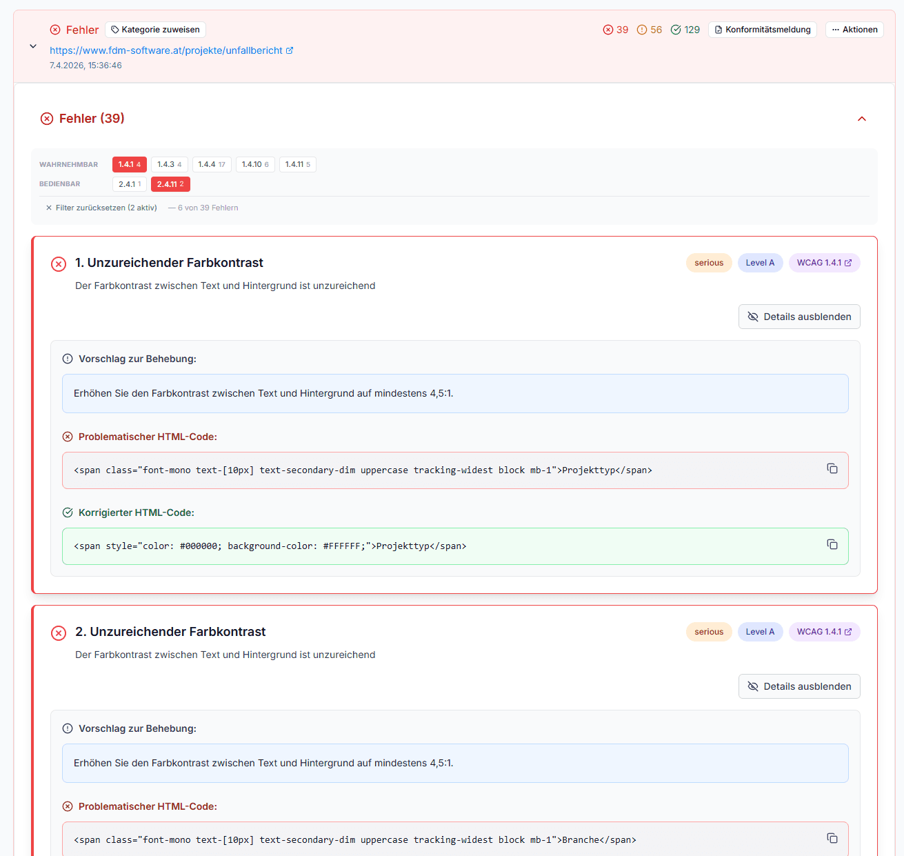 BarriereFinder — Prüfbericht