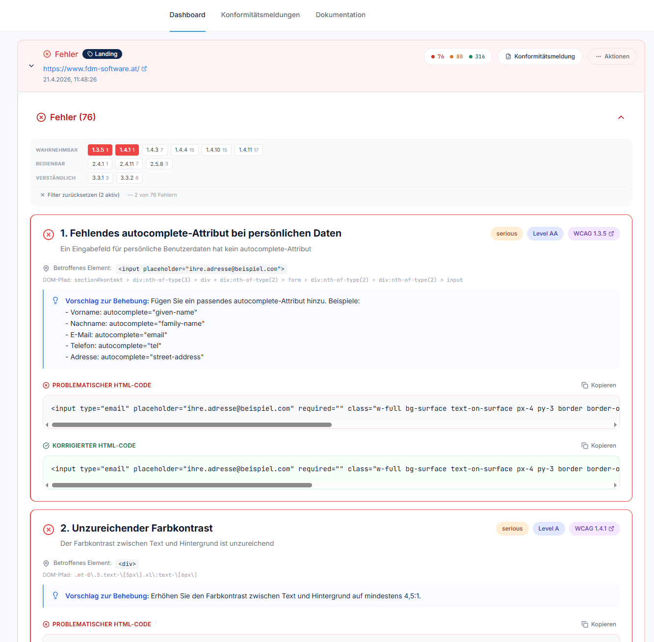BarriereFinder — Prüfbericht