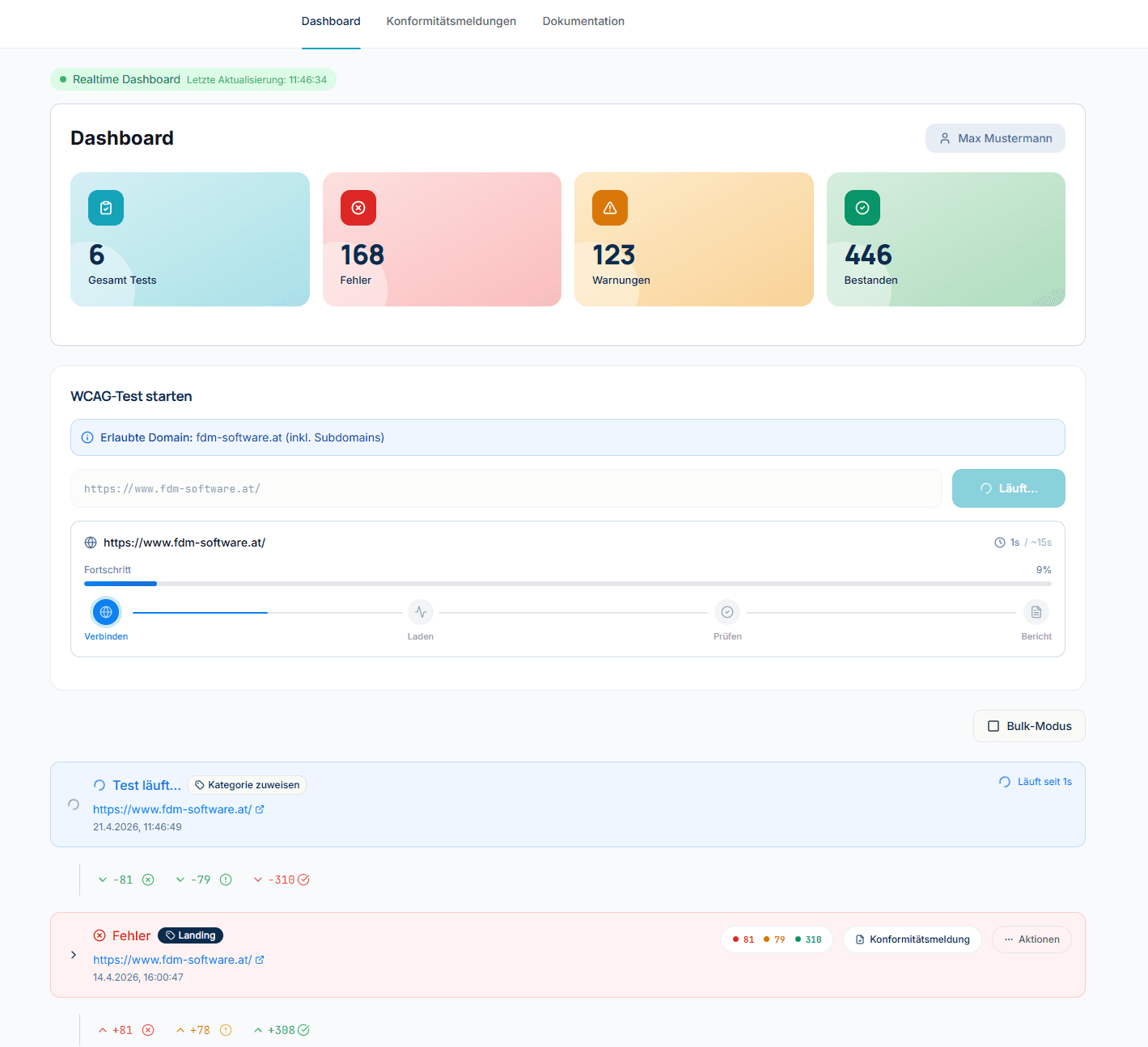 BarriereFinder — Dashboard