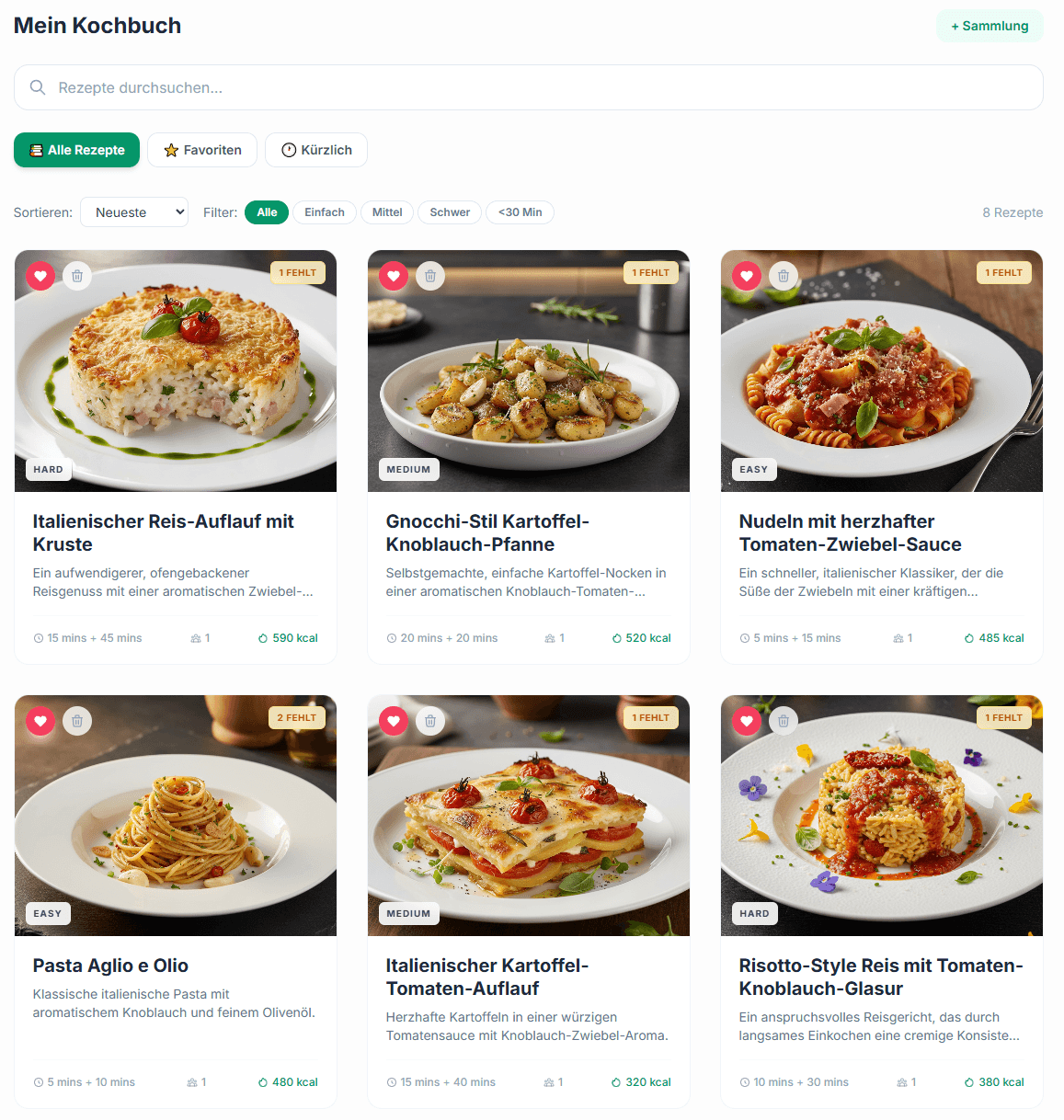 PantryChef — Kochbuch