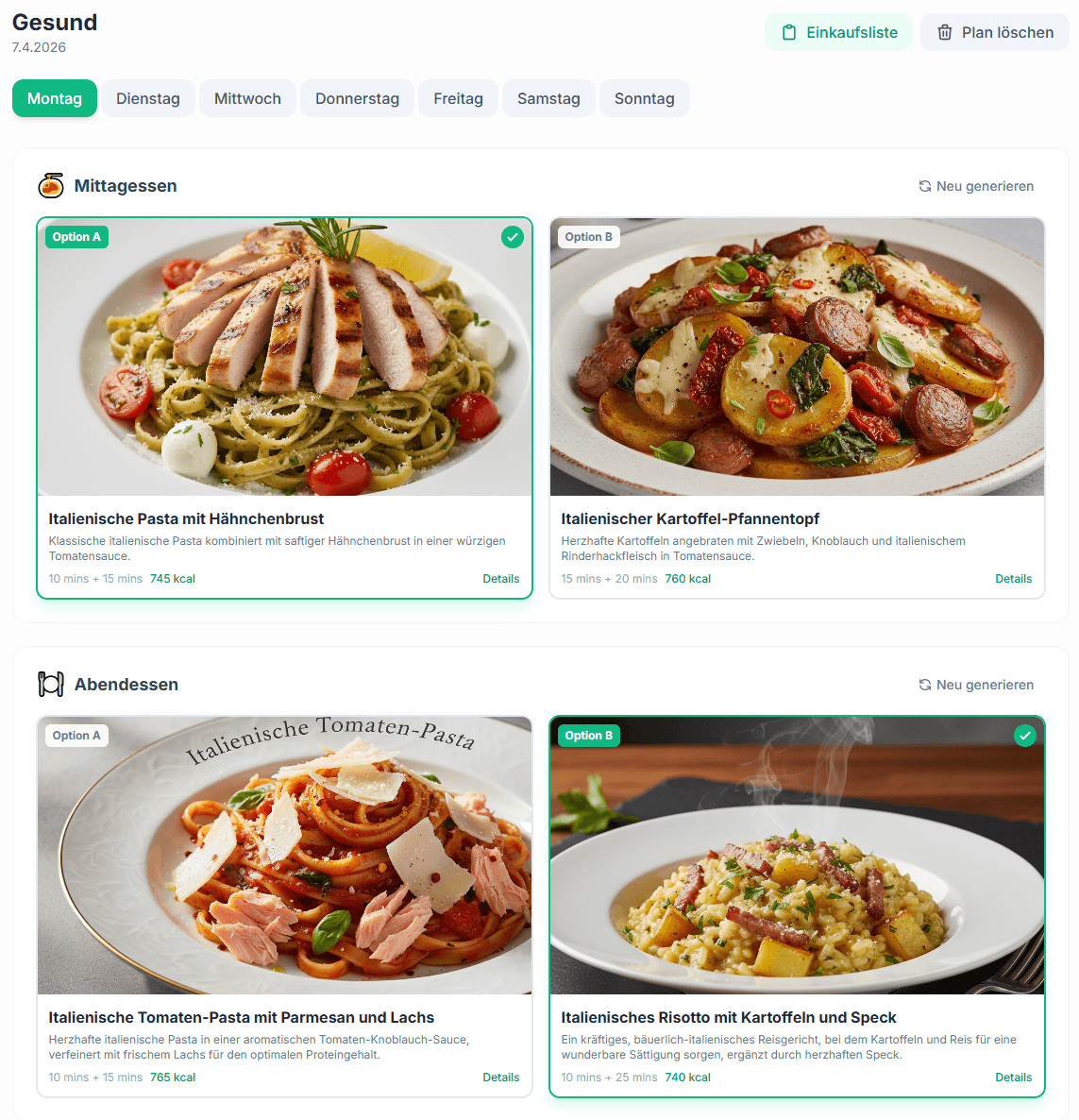 PantryChef — Wochenplaner