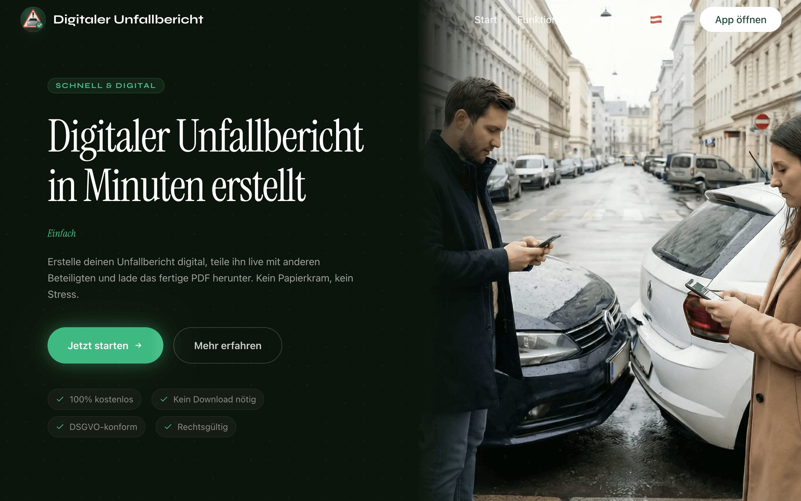 Unfallbericht.at — Startseite